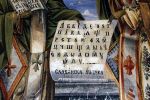 Zwój z alafabetem słowiańskim, cyrylica, monastyr św.Jana Chrzciciela, Macedonia